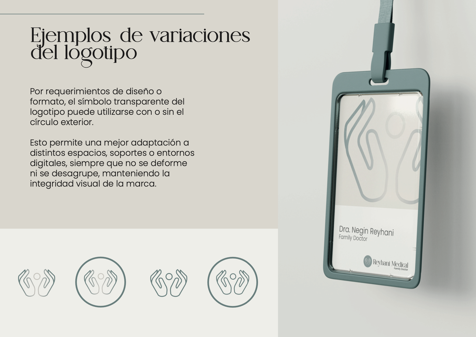 Diseño identidad visual medico familia freelance