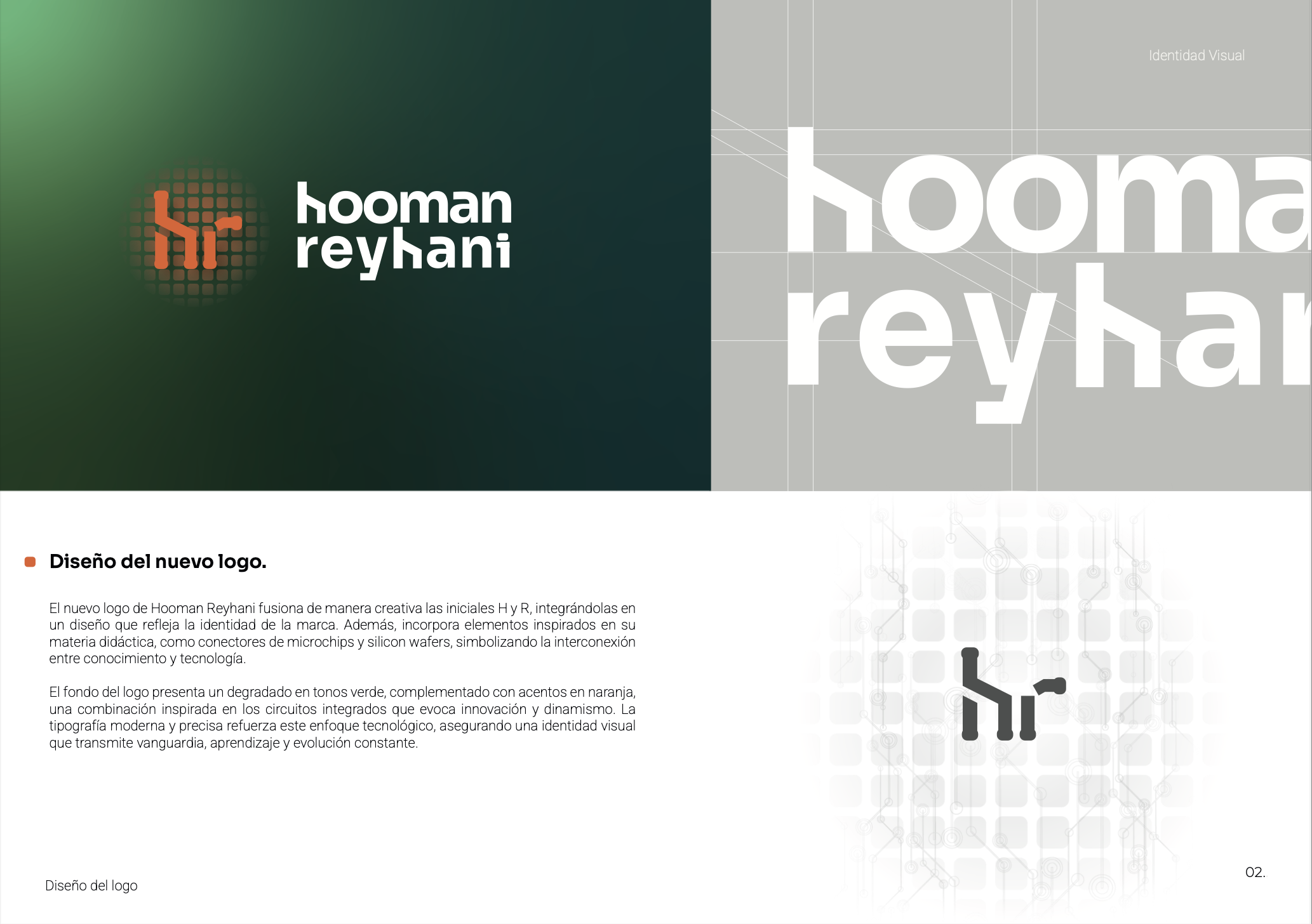 diseño logo hooman reyhani cliente freelance