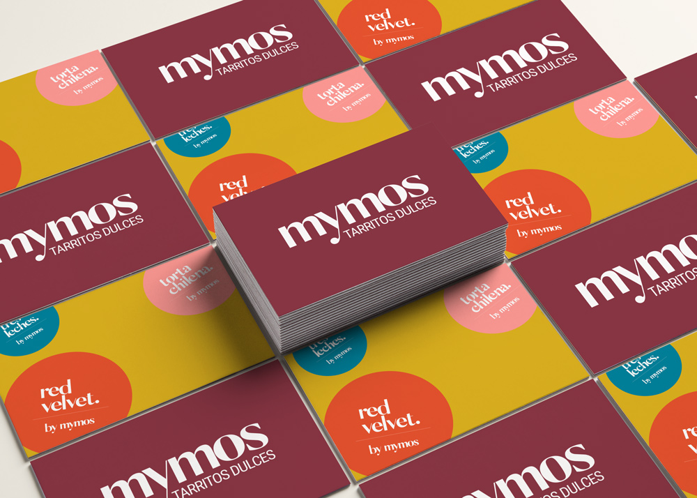 Diseño Logo Mymos postre silviaon
